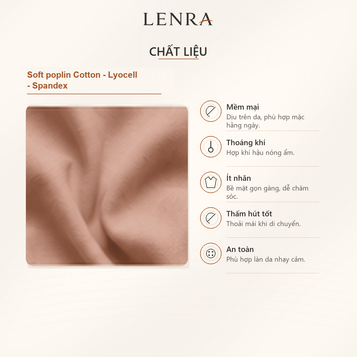 Ảnh mô tả 5 của Áo Kiểu Nữ LENRA Daily W01 Cúc Áo Nam Châm Ẩn - Chạm Êm